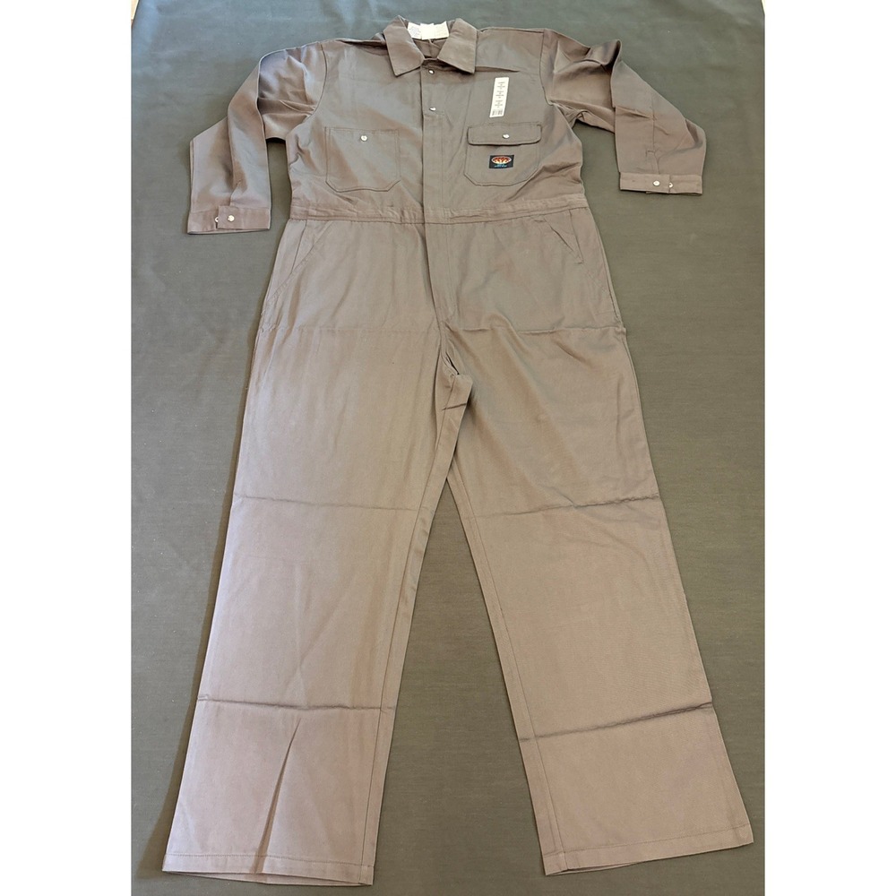 NEW Rasco FR Flame Resistant Coveralls Mens Size 50x34 Gray Work Wear